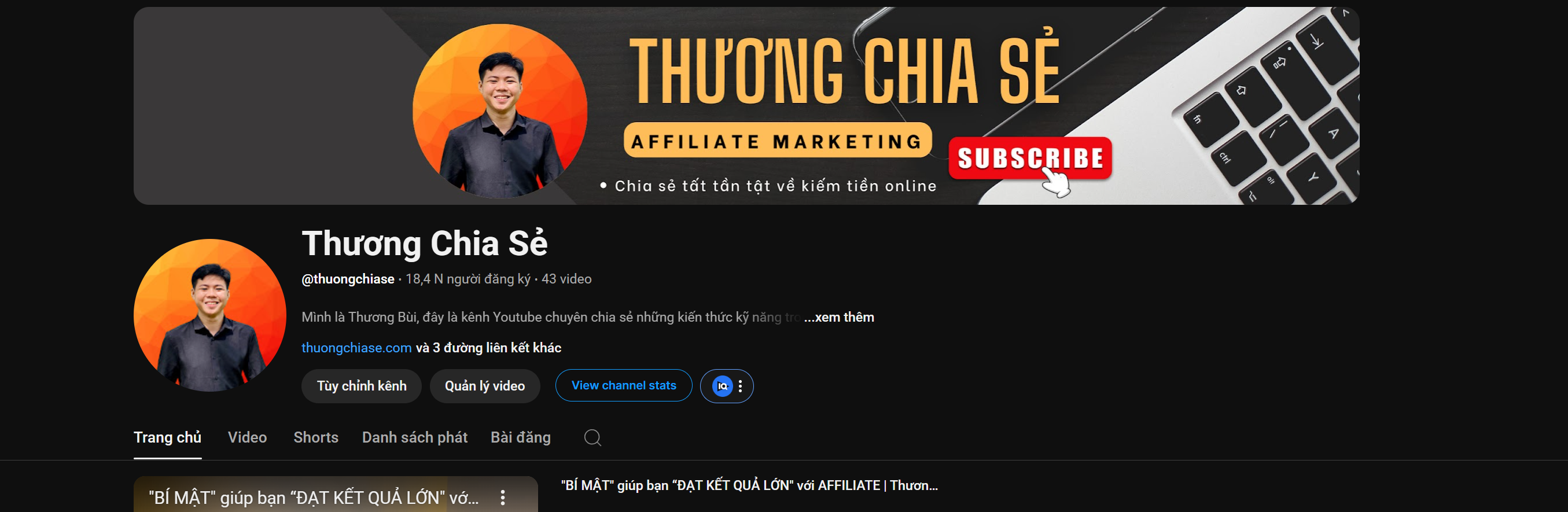 Thương Chia Sẻ YouTube Channel